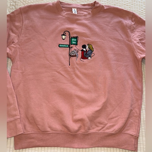 Tops - T Swift Pink Cornelia St Crew Neck Sweatshirt large